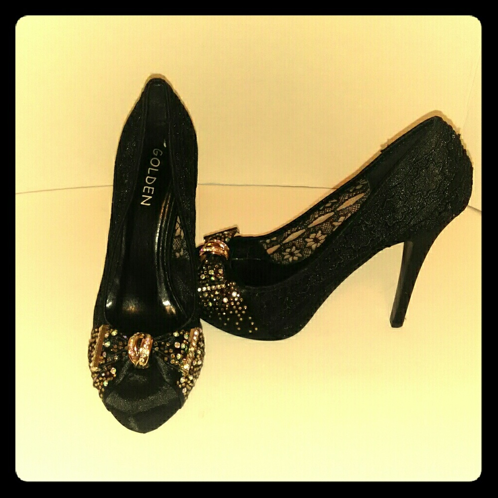 Golden shoes